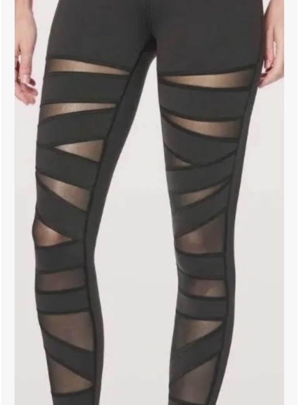 Lululemon Wunder Under Mesh-tech Leggings